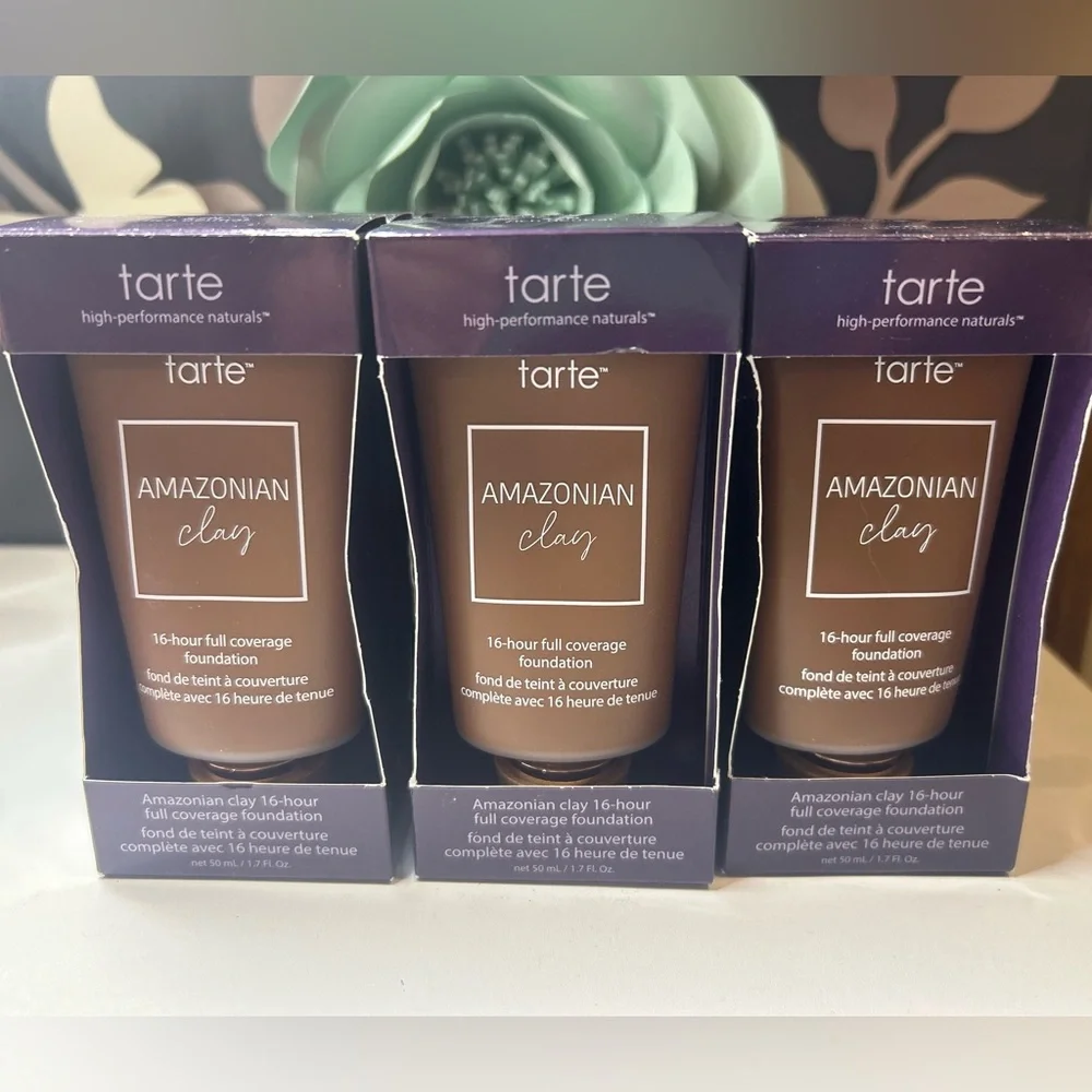💎 Tarte Amazonian Clay Foundation Lot Of 12• Rich Neutral•57N